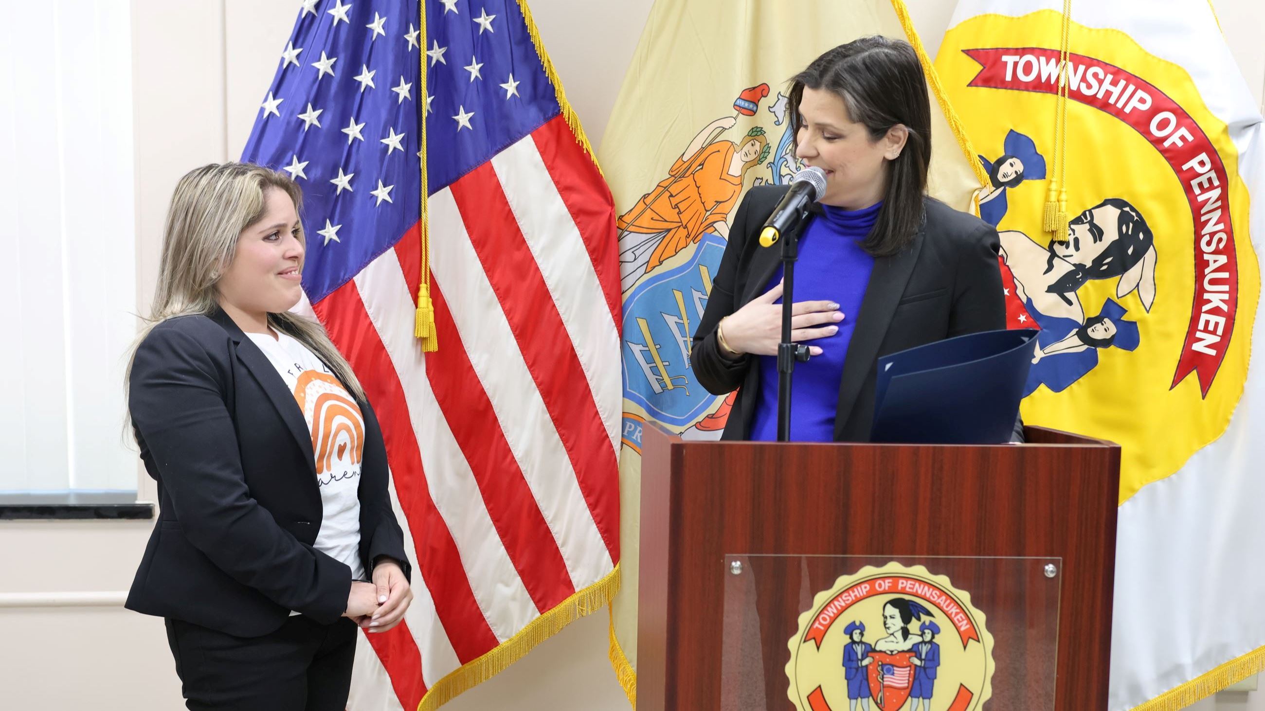 Deputy Mayor Jessica Rafeh Giving Proclamation