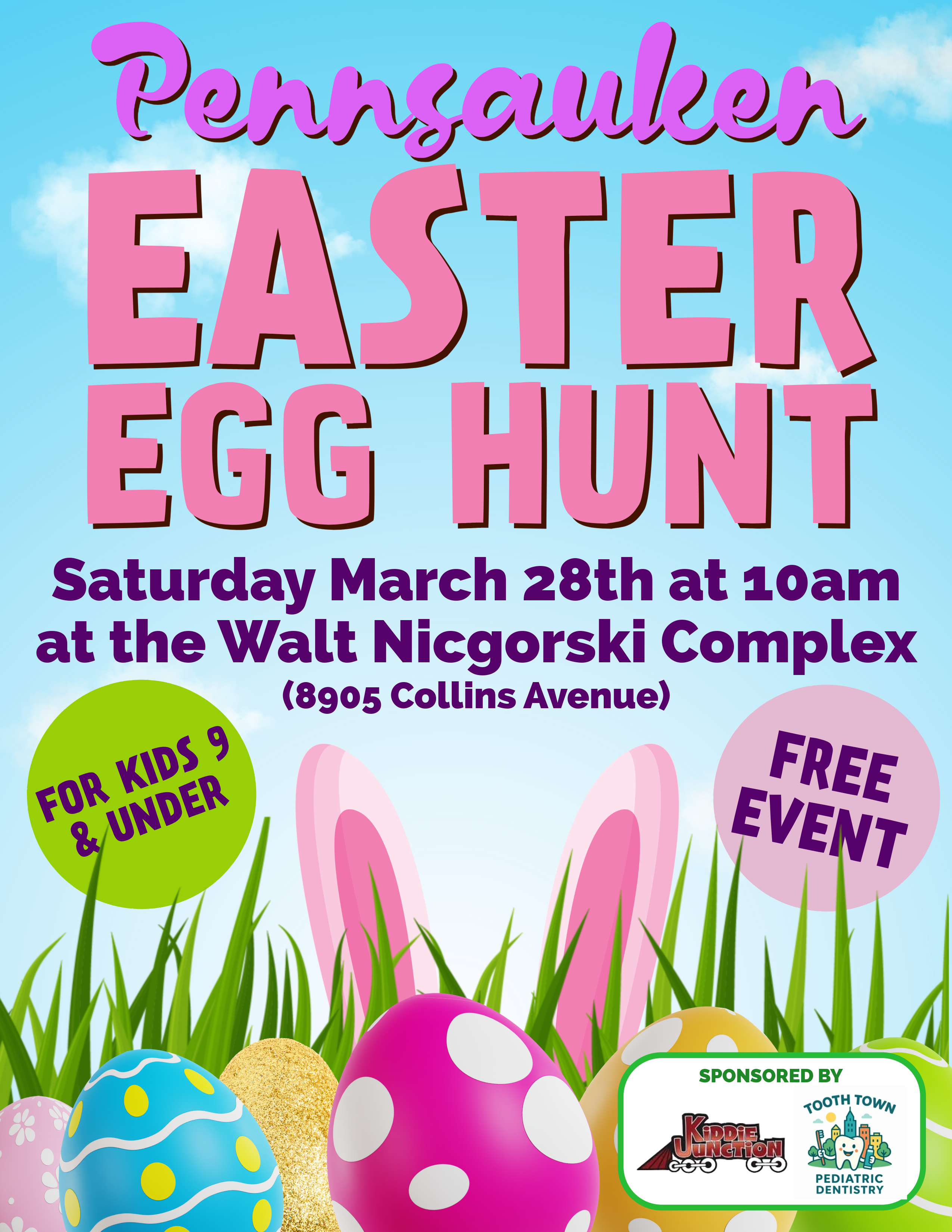Easter Egg Hunt Flyer 2026