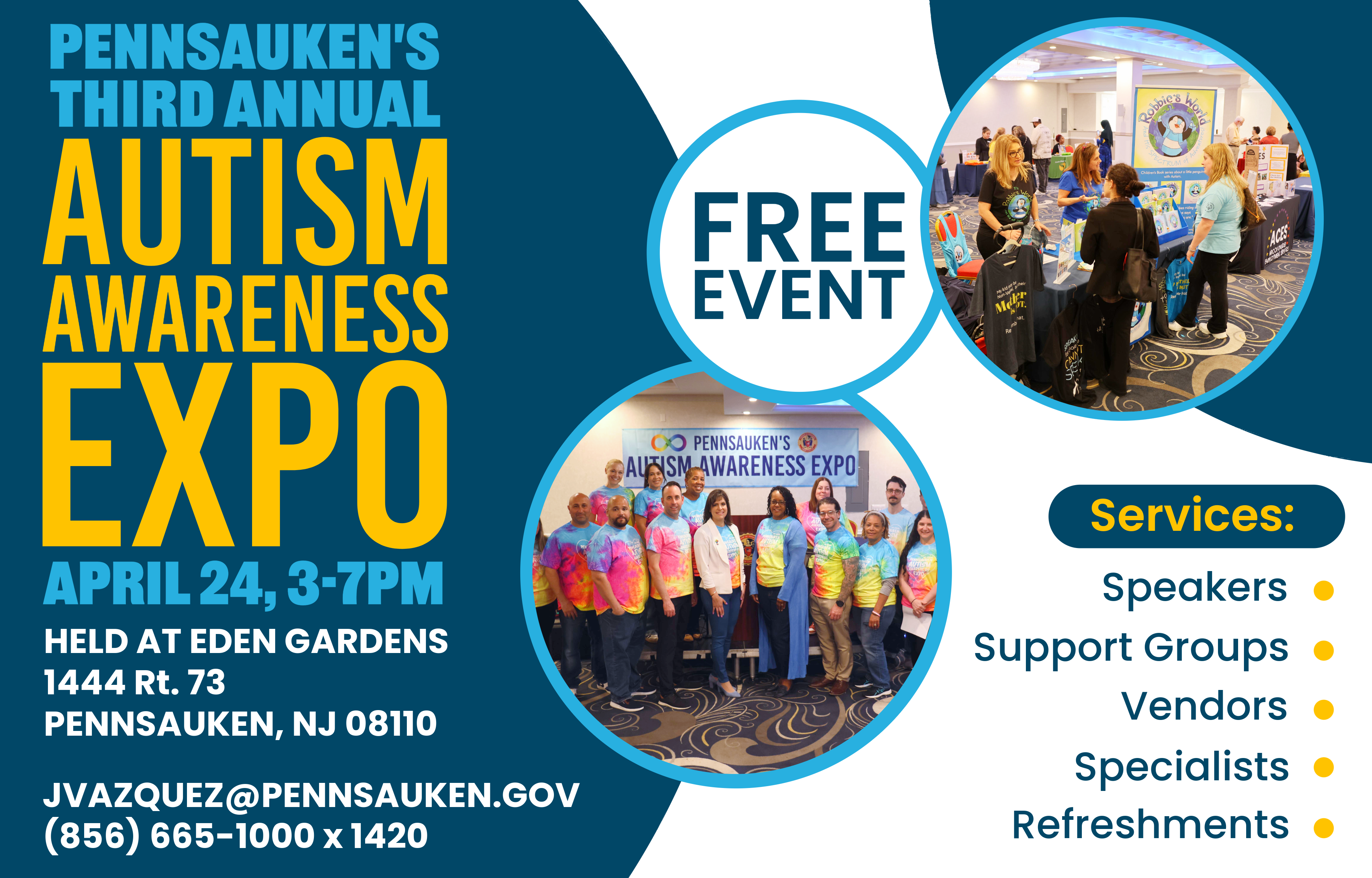 Autism Awareness Expo quarter graphic 2026
