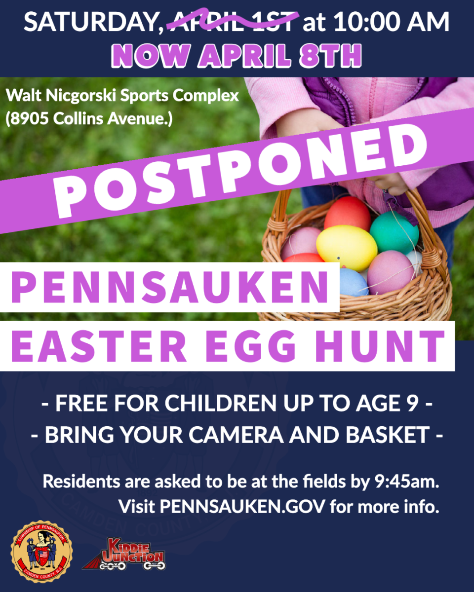 Pennsauken Easter Egg Hunt Moved To April 8